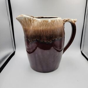 Vintage McCoy Boho Drip Glaze Pitcher